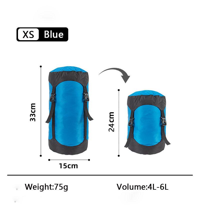 Обновленный 40D 10-35L сверхлегкий водонепроницаемый нейлоновый компрессионный мешок для спального мешка 40% места для кемпинга пешего туризма