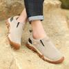 Mens Shoes Fashion Leather Mens Casual Sneakers Outdoor Breathable Hiking Shoes Men Non-Slip Trekking Shoes