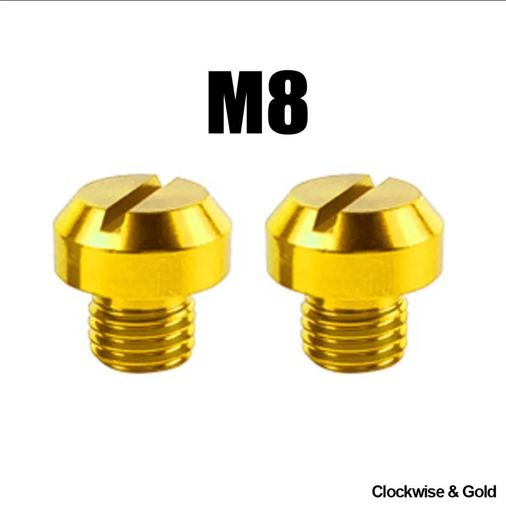 2 шт. M8 M10*1,25 винты для отверстия зеркала мотоцикла для Yamaha Honda Kawasaki Suzuki BMW Aprilia Ducati Universal