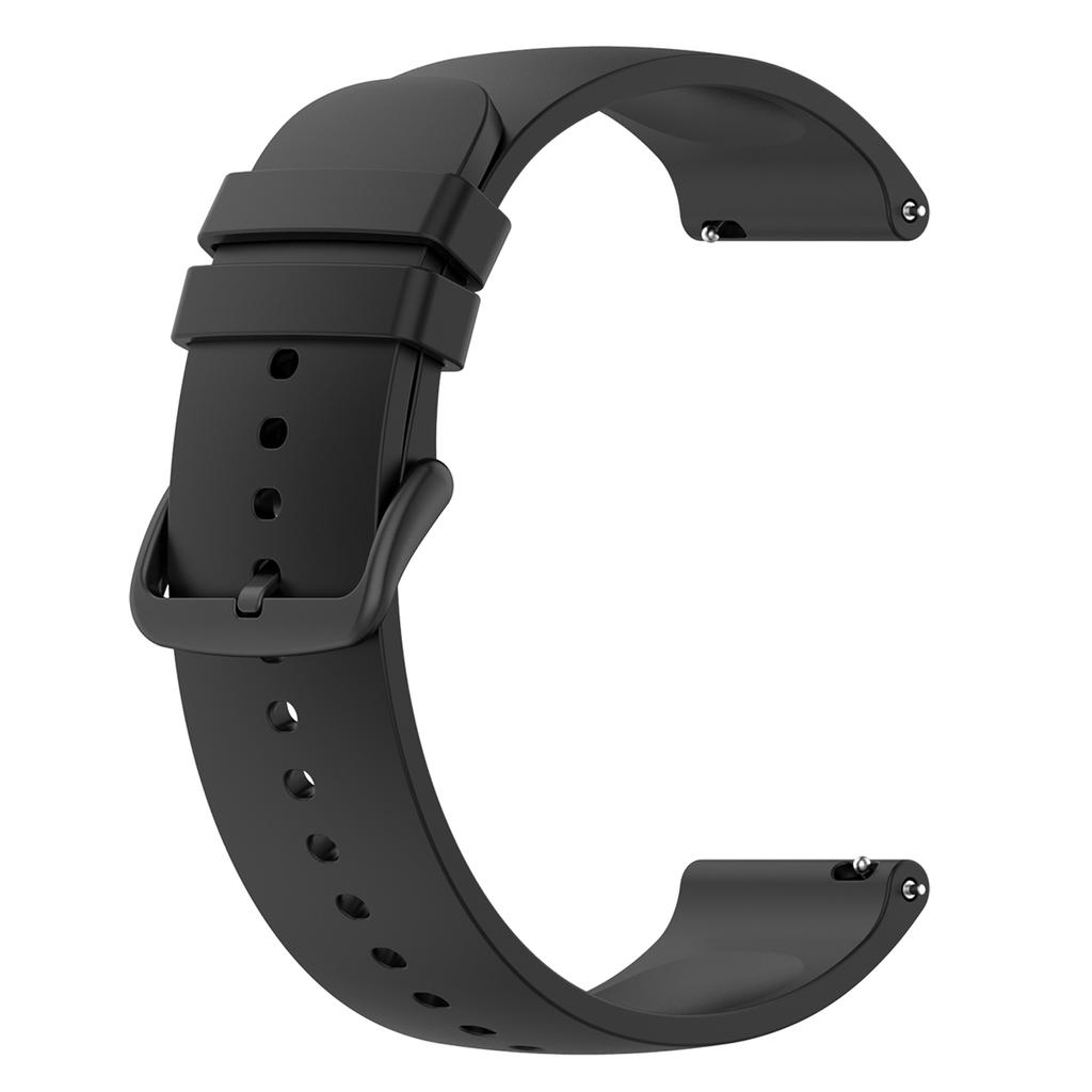 22mm Silicone Watch Strap Soft Wristband with Buckle for Samsung Galaxy Watch3 45mm/Active/Huawei Watch 3