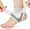 RELAXEE Ankle Support by Judo and Stretchy for Arch and Everyday Use Left [Recommended Therapists] Thin, Breathable, Sports, Sprains, Support, (Gray,
