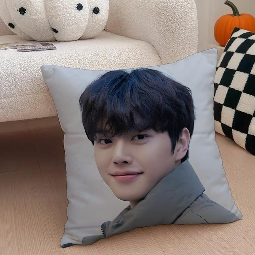 Handsome Charming Korean Actor SSong Kang Cushion Cover Throw Pillow Cover Hidden Button Durable Polyester Chair Cushion