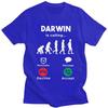 Lets Go Darwin Is Calling T Shirts Men 100 Cotton Tee Tops Valentines Day Gift Tshirt ShortSleeve Tshirt