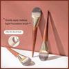 Ultra-thin Liquid Foundation Make-up Brush Tongue Type Cream Foundation Brush Face Contour Foundation Concealer Makeup Tool