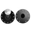 45 Degree Fuel Cell Filler Neck 45 Degree Fuel Cell Filler Neck with 12 Bolt Steel Base Aluminum  1.5in Inner Diameter
