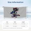 Shadow The Hedgehog Beach Towel Soft Microfiber Quick Dry Absorbent Quick Towels For Swimming
