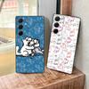 Милый Чехол для Телефона с Котом S-Simons Для Samsung A 52 53 21 32 13 12 71 31 51 40 72 73 70 22 42 50 30 20 21 Оболочка