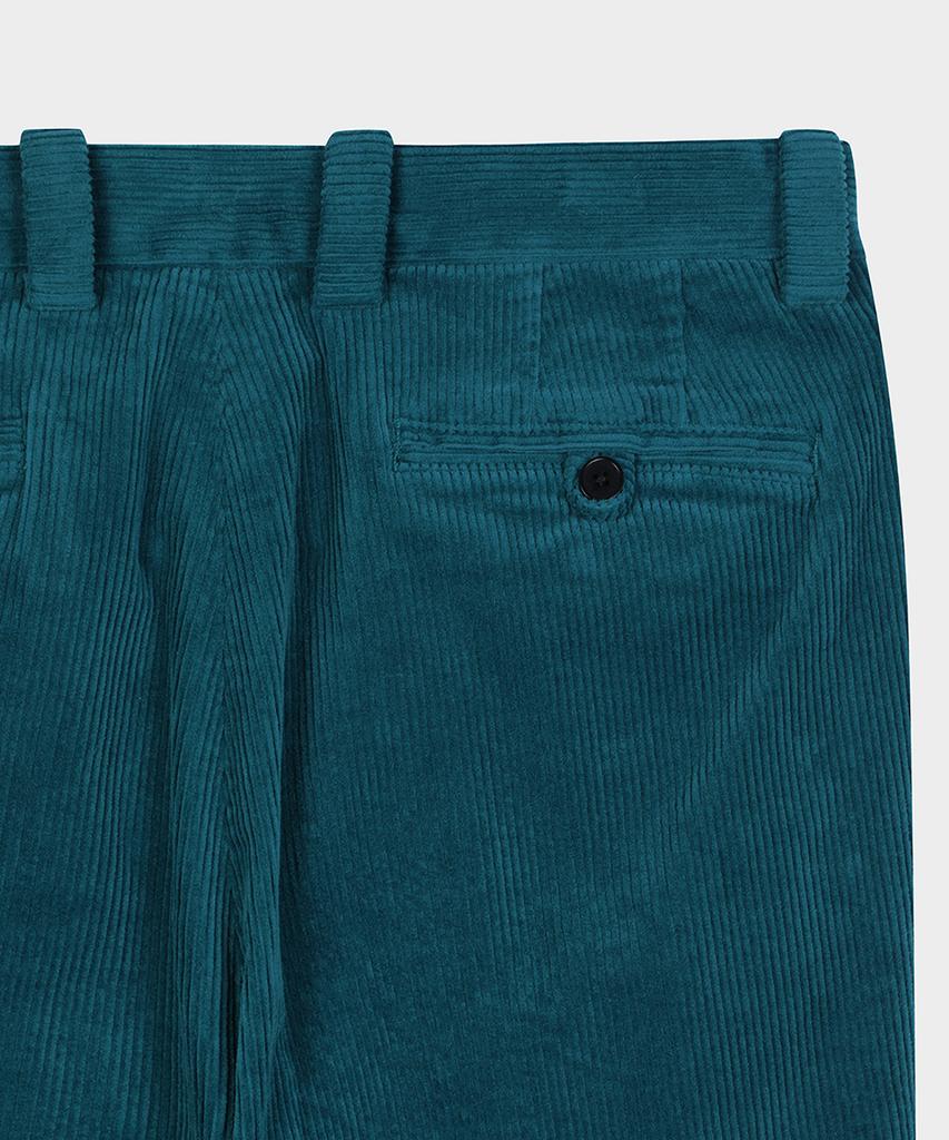 BROOKS BROTHERS Regular Fit 8W Corduroy Pants (Olive) (Bbpcmm4488Jew)