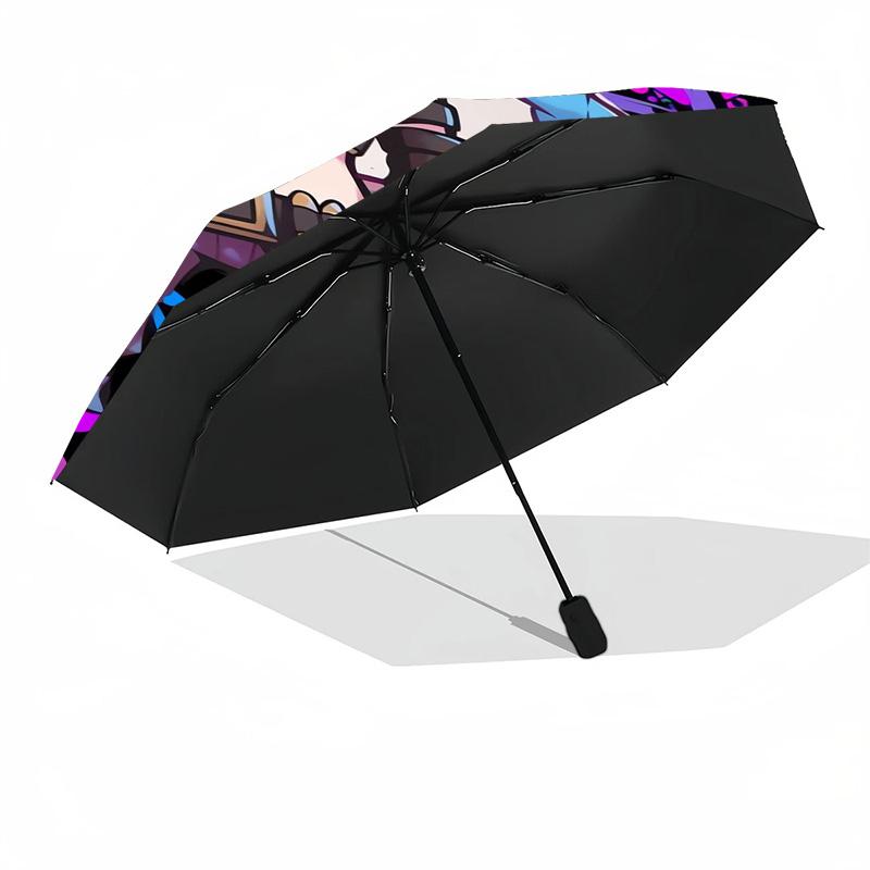 Fantasy Warrior JingX Umbrella Folding umbrella, automatic umbrella 8-Frame for Travel, camping Use Gift for Halloween Christmas