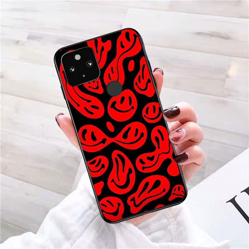 Чехол для телефона с триповым смайликом для Google Pixel 7 Pro 7 6A 6 Pro 5A 4A 3A Pixel 4 XL Pixel 5 6 4 3 XL 3A XL 2 XL