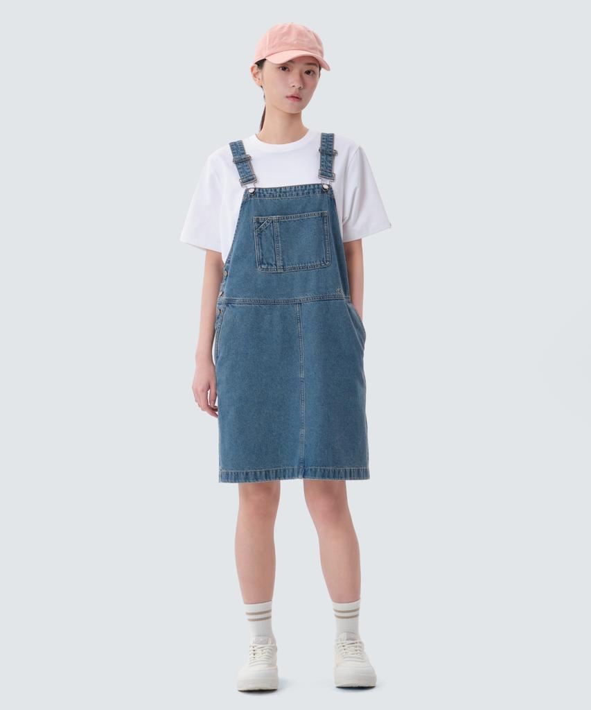 Джинсовое платье-комбинезон SNOWPEAK APPAREL (S25Zwfop77) синий