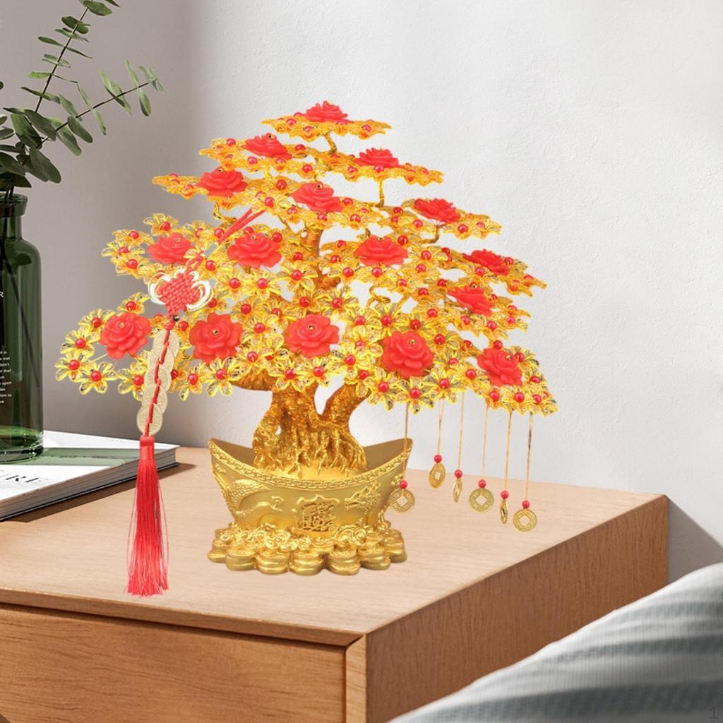 Денежное дерево по фен-шуй, набор для самостоятельной работы, искусственное украшение, подарок на день рождения, декоративная столешница