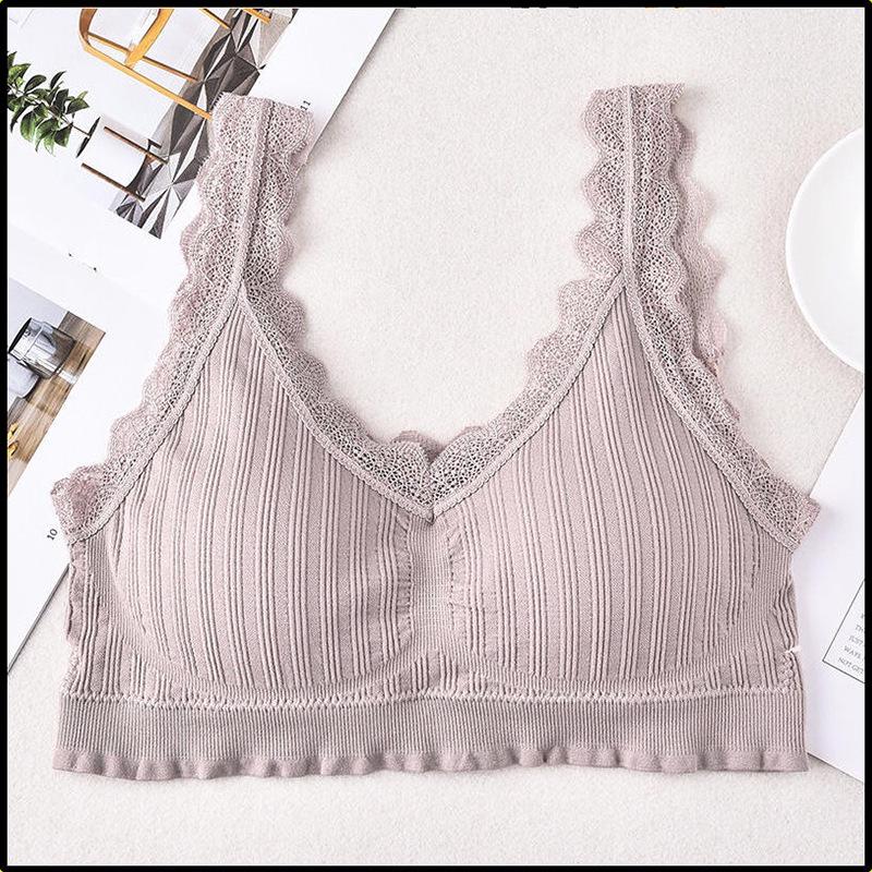 Best-Selling Lace V-Neck Spaghetti Strap Sports Bra for Women