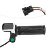LCD Electric Quantity Display with Switch EBike Speed Governing Throttle Grip 6 Cores(36V )