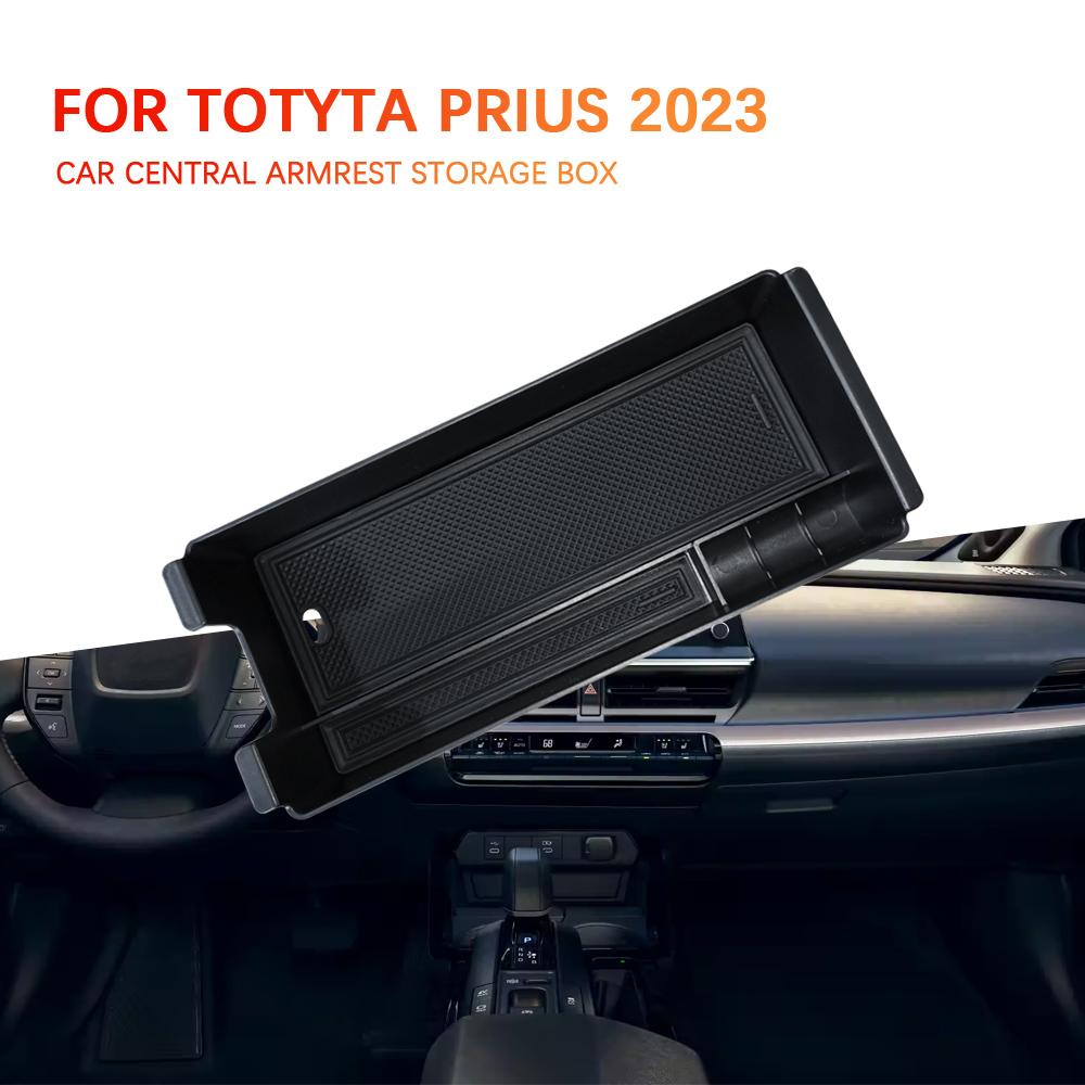 Автомобильный подлокотник, органайзер, лоток для хранения для Toyota Prius 2023 2024, аксессуары для интерьера, ABS