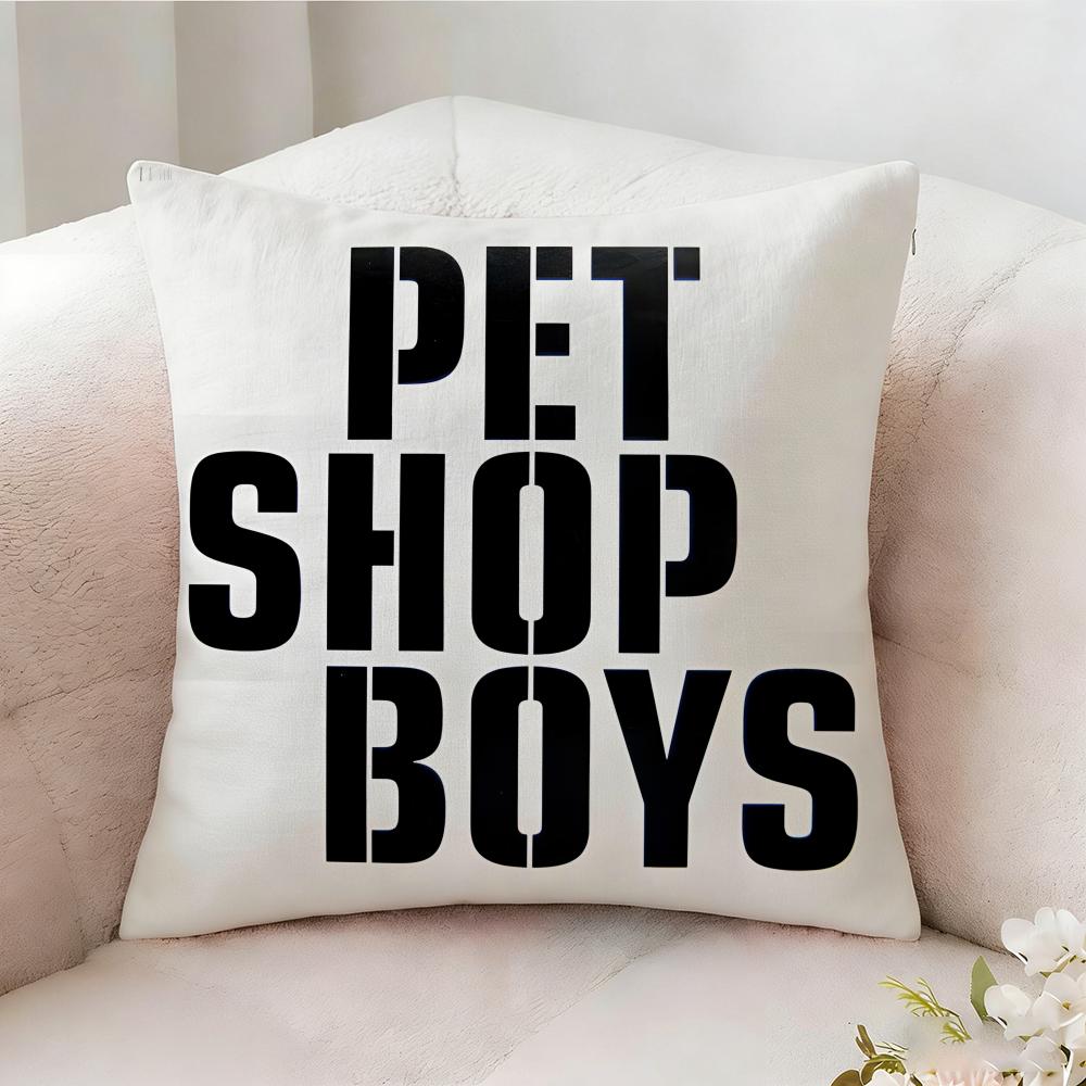 Pet S-Shop Boys Singer Pillow Case Pillowcase, Double-Sided Printed, Sofa Cushion, Bedroom Headboard Pillow