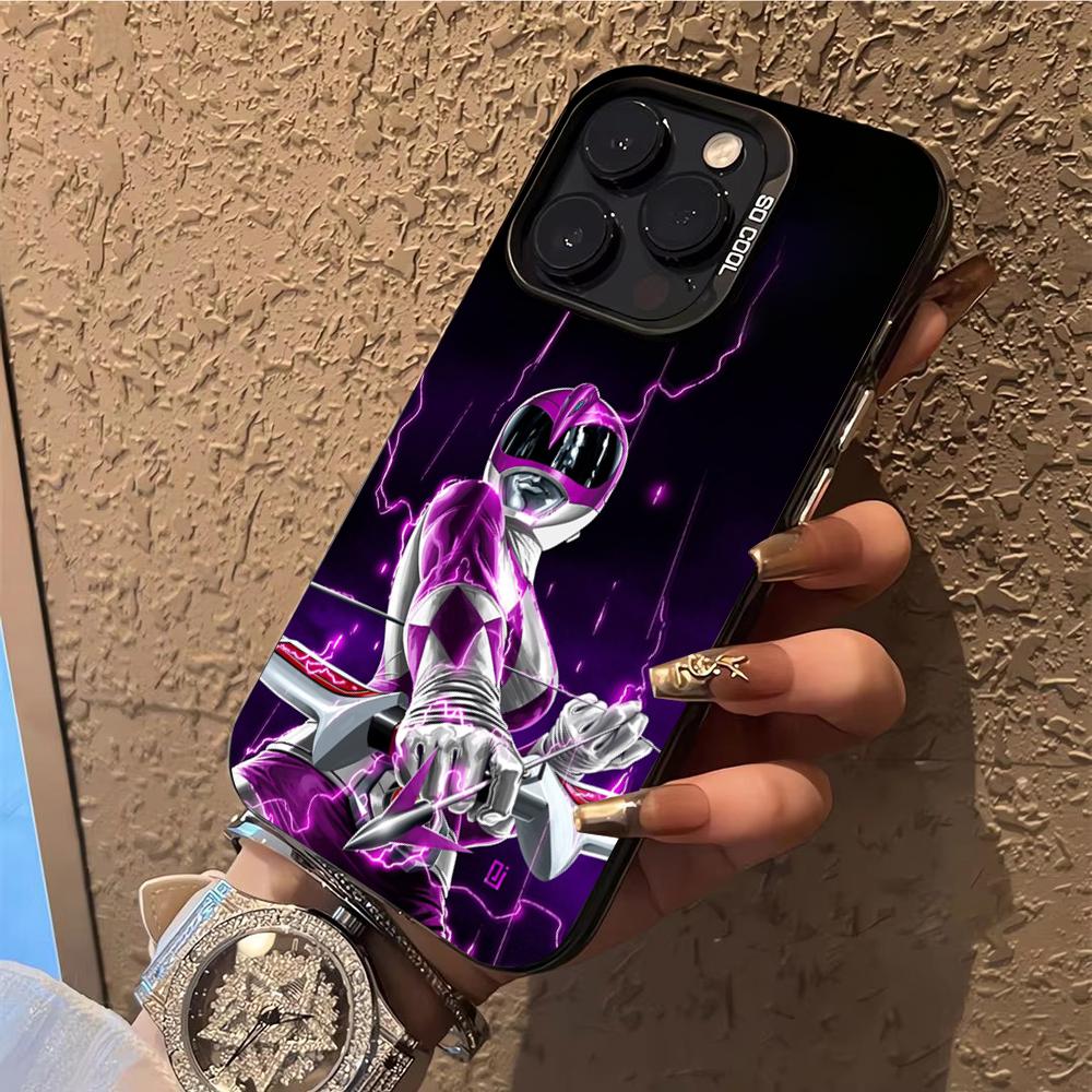 P-PowerS MMPR R-RangerS Чехол для телефона Чехол для iPhone 14 16 15 11 12 13 Pro Max Mini Plus Ударопрочный чехол