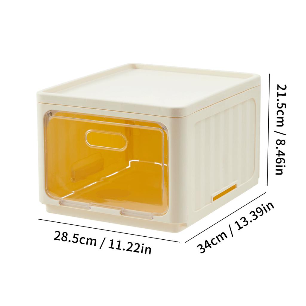 Складной ящик для хранения для баночек со специями, пластиковый складной контейнер для хранения, многофункциональный штабелируемый органайзер для хранения на кухне