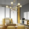 Meter 6 Tumbled Modern Living Room Chandelier