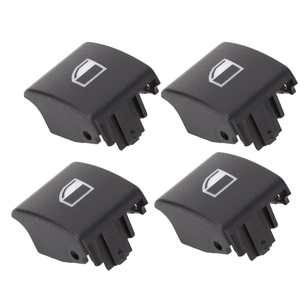 4 шт. Крышка кнопки переключателя стеклоподъемника 61318381514 Кнопка переключателя электрического подъема стеклоподъемника для 3 серии