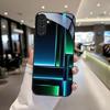 Чехол для телефона Samsung S26ULTRA A90 Градиентная линия S24 Закаленное стекло A16 Черный Защитный чехол A07