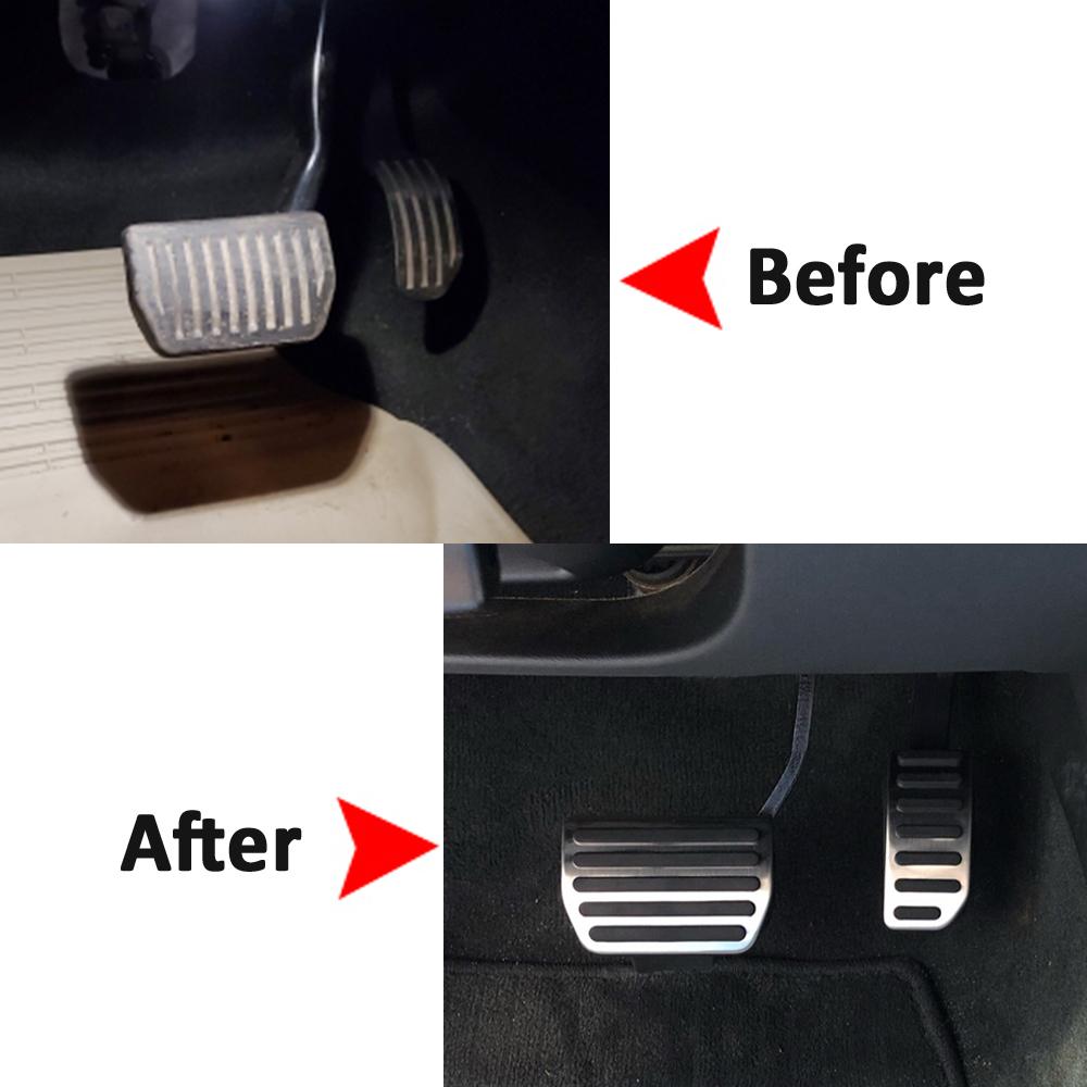 Чехол для автомобильных педалей из нержавеющей стали для Volvo V40 C30 C70 S40 2013-2018, Чехлы для педалей тормоза, топлива, газа, акселератора, аксессуары