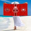 Aso Chlef Print Beach Towel, Large Soft Quick Dry Towel for Beach Camping Swimming
