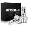 WENLE Industry's Best! Explosive Light H4 Hi/Lo Switching LED Headlight, Compatible with Vehicle Inspection,