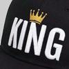 Мужская кепка KING с вышитыми буквами в стиле хип-хоп, модная спортивная бейсболка, регулируемая солнцезащитная повседневная шляпа, подходящая для вечеринки
