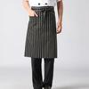 Waist Waterproof Chef Bistro Apron Men Apron Women Polyester Cooking for with Tool Pocket