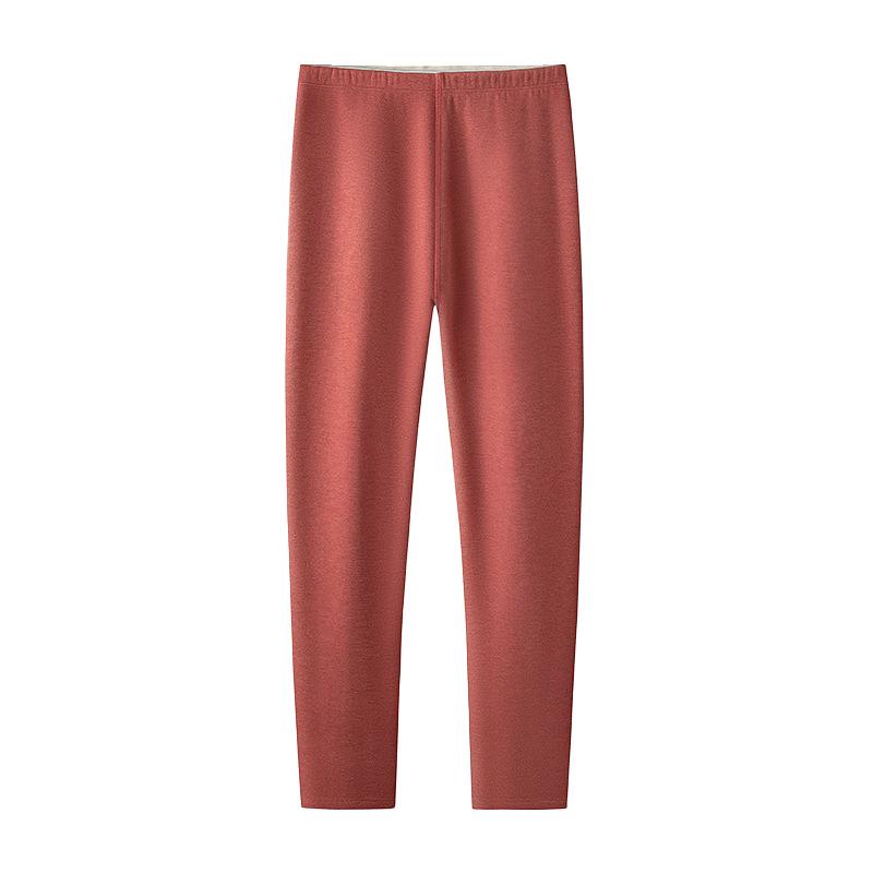 Очень теплые женские леггинсы на флисовой подкладке из шелковой шерсти для осени/зимы
