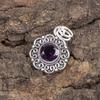 African Amethyst Pendant Gemstone Jewelry, 925 Solid Sterling Silver Pendant, Handmade Jewelry Birthstone Pendant, Gift For Him