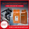 Portable Camping Lamp Outdoor Salt Water LED Emergency Light for Camping Night Fishing Flashlight Energy Saving Lamp