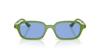 Солнцезащитные очки 0RB4455F ZURI CLOUDY JUNGLE GREEN BLUE 68108051 Азиатская посадка Поляризационные [Ray-Ban]