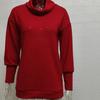 Autumn and Winter Women's Fashion Casual Turtleneck Brushed Knitwear