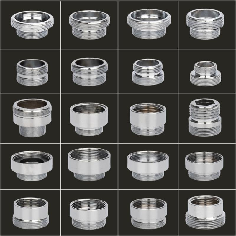 Pack of 20 Male Female Sink Water Tap Adapters Threaded Connectors for Kitchen Sink Aerators and Garden Hoses Connection