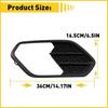 Left Fog Bumper Light Grille Cover Bezel For 2017- Ford Escape Kuga Front EV