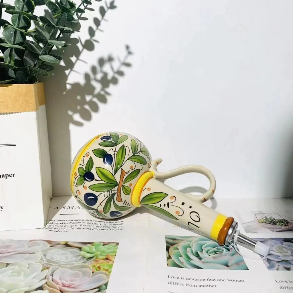 Керамическая бутылка для защиты окружающей среды, бутылка для оливкового масла, бутылка для уксуса, кухонная приправа, дренажная бутылка, кухонная утварь