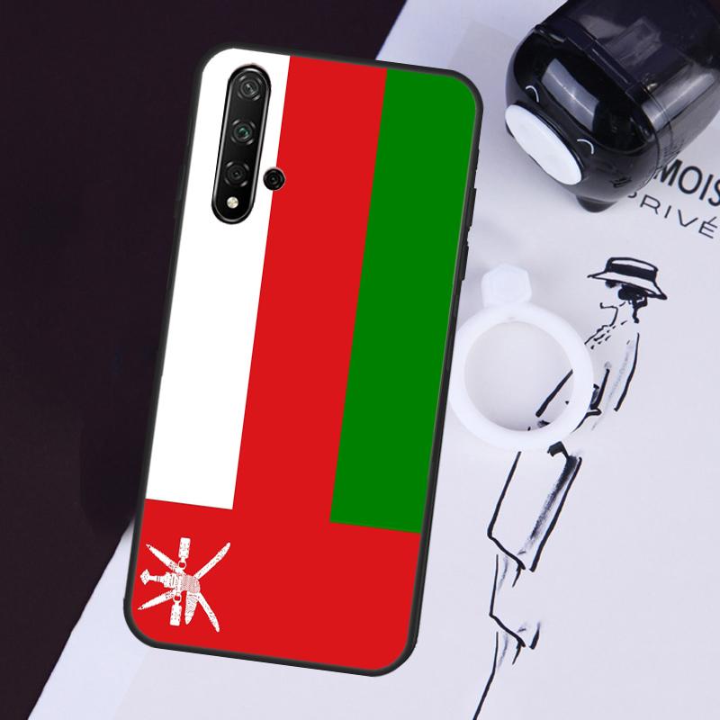 Чехол с флагом Омана для Huawei Nova Y91 Y90 Y70 Y60 Y61 9 10 SE 11i 8i 7i 3i 5T P30 P40 Lite P60 Pro