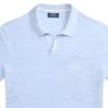 Мужская однотонная рубашка-поло Polo Ralph Lauren с воротником и манжетами в рубчик tops 710B13891-002