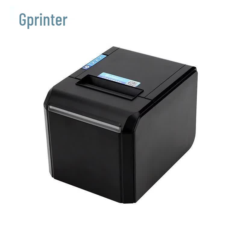 Gprinter D300V 80mm Thermal Receipt Printer with USB, Ethernet, Serial CN plug (adapter included)