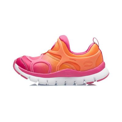 Кроссовки Li Ning Kids Sports Lifestyle Series Slip-On, нескользящие, амортизирующие, износостойкие, дышащие, легкие, с низким верхом YKAP154-42