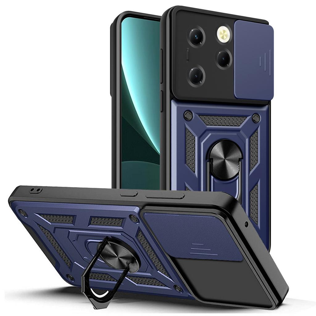 Защитный чехол для камеры Infinix Hot 40 Pro 40i 30 30i Hot 20 Play 12 11S NFC INFINIX Zero 30 5G Armor Hybrid Ring, задняя крышка