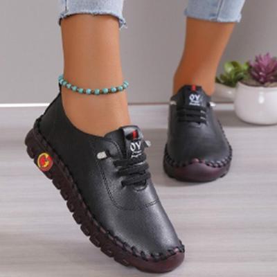 Женские туфли-балетки ручной работы на мягкой подошве, повседневная обувь слипоны, обувь больших размеров на весну-лето