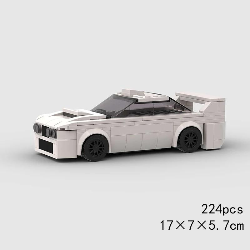 Скоростной кабриолет MOC Автомобиль Супергонка Техническое транспортное средство Модель Строительный блок Гоночный Раллийный Спортивный Кирпич Рождественский Подарок Игрушка Город