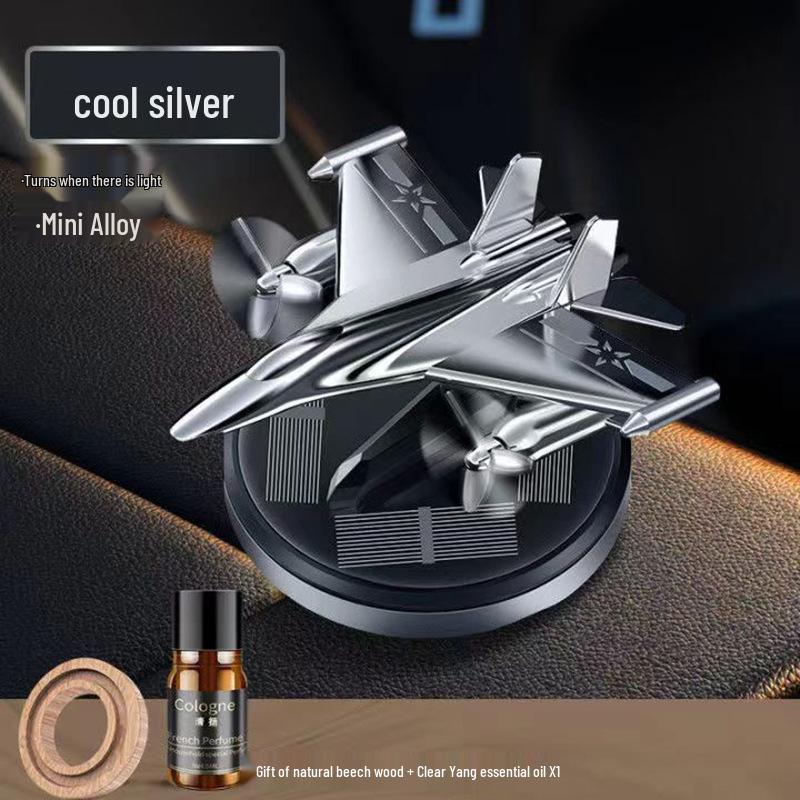 Вращающийся автомобильный освежитель воздуха в виде вертолета на солнечной батарее с датчиком освещенности