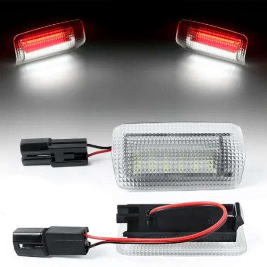 Suitable for Toyota two-color door lights, welcome lights, warning lights, Infiniti white light + red light