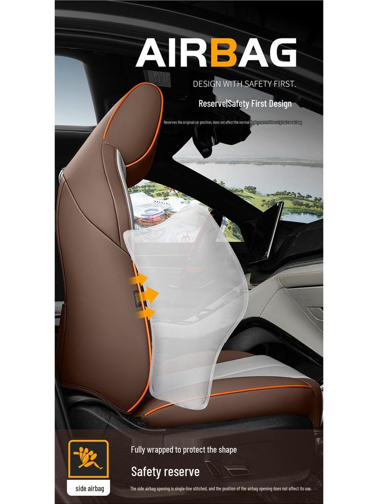 BYD Song Plus Seat Cover - Universal, All-Season, Full-Surround for New Energy Vehicles