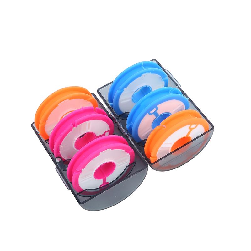 Creative Colorful Mainline Box Silicone Fishing Line Spools Mainline Box Double Rainbow Large Spools Box