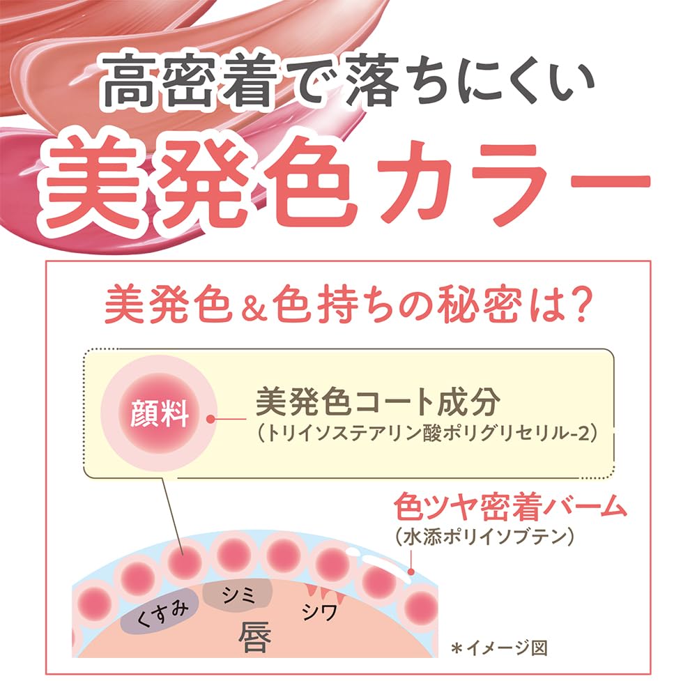 CEZANNE Стойкая помада для губ 4 г [Все 3 оттенка] - Стойкая, яркая увлажняющая помада для безупречных губ
